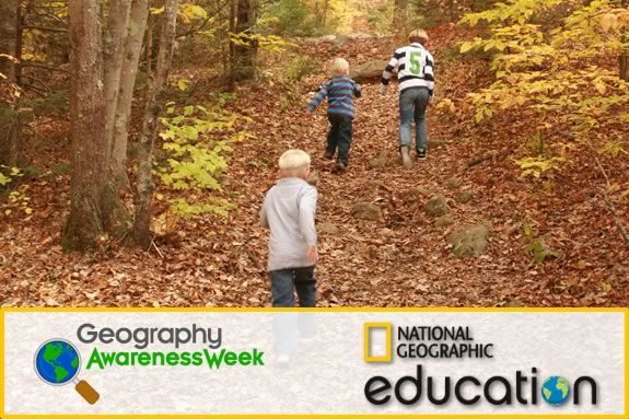 Explore your own neighborhood as part of Geography Awareness Week and discover the Advneture in your community! Explore your own community as part of Geography Awareness Week!