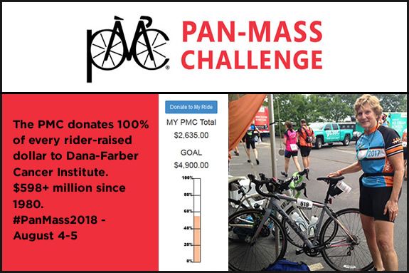 Pan Mass Challenge rider Nancy Forristall needs our support. Donate today! Pan Mass Challenge rider Nancy Forristall needs our support. Donate today!