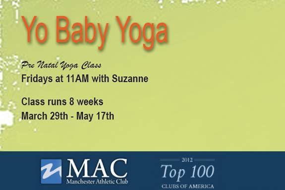 Pre Natal Yoga Class at Manchester Athletic Club in Manchester MA