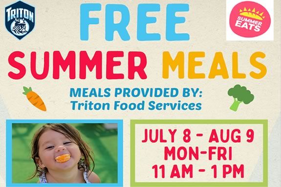 Triton Food Services host a Summer Meal program for kids in Salisbury and Ipswich Massachusetts Triton Food Services host a Summer Meal program for kids in Salisbury and Ipswich Massachusetts