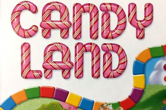 Ipswich Massachusetts public library hosts a giant Candyland suring February Vacation Week.