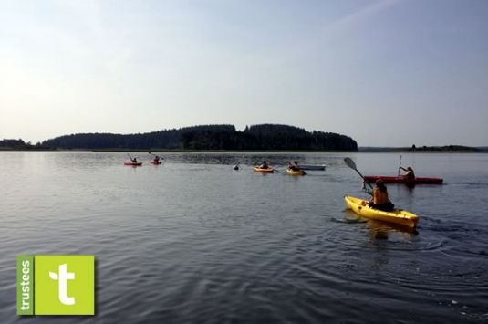 Take a guided kayak paddle and hike to Choate Island with the Trustees of Reservations!