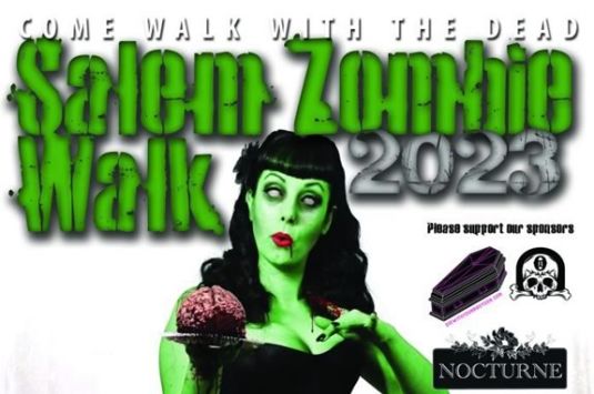 The Salem Zombie Walk is a fun time for all, and kinda scary! Salem Massachusetts Haunted Happenings